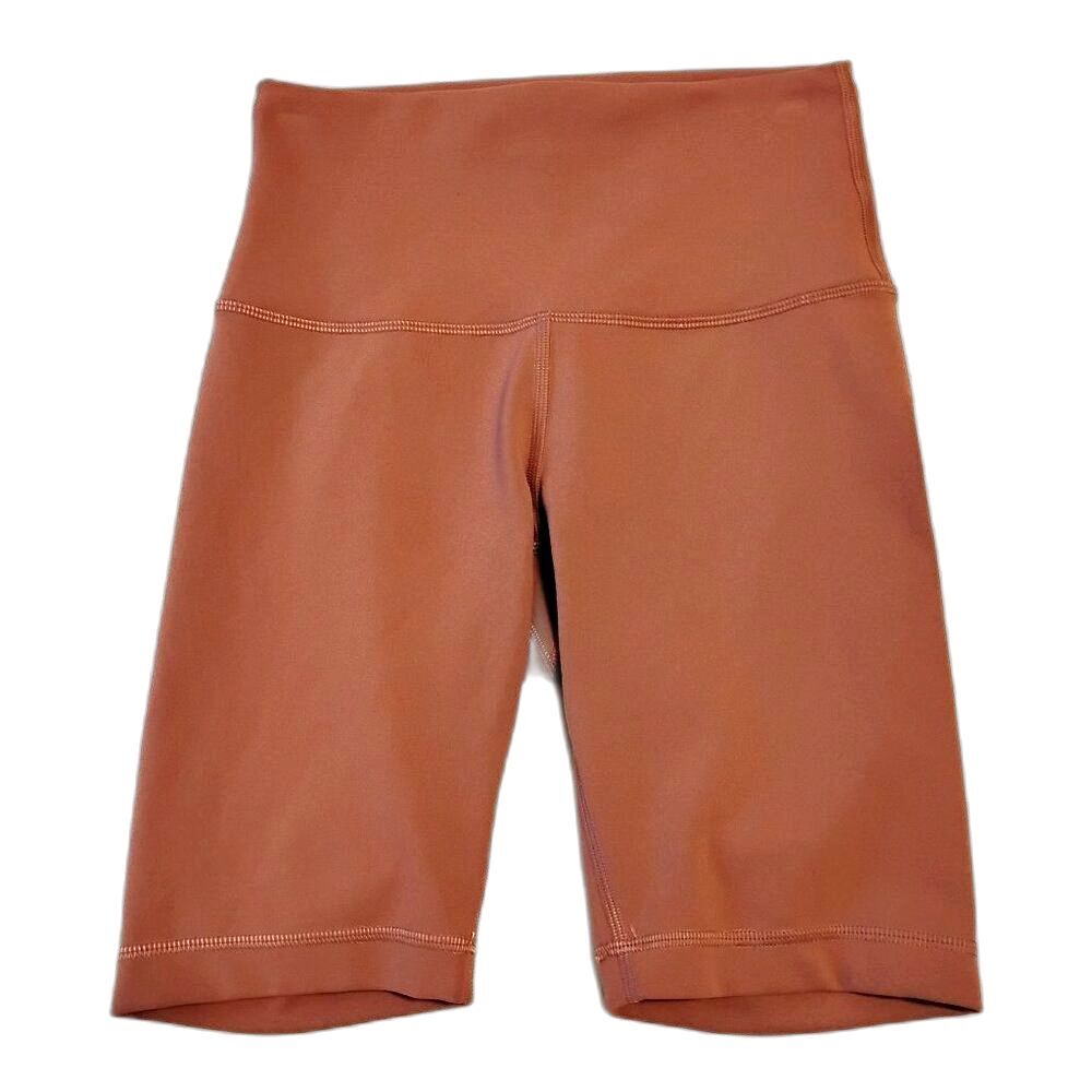Lululemon Wunder Train High Rise Short 8" Size 4 Spiced Chai